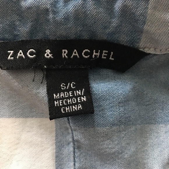 Zac & Rachel Sleeveless Checkered Shirt - Picture 3 of 5